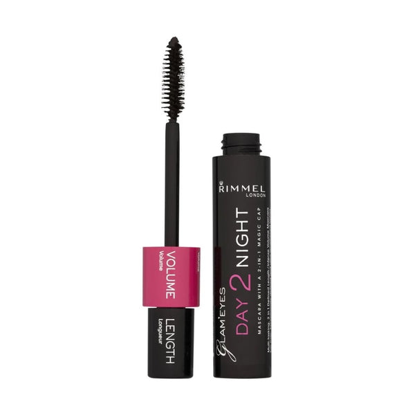 RIMMEL LONDON Rimmel Glam`Eyes Day 2 Night Mascara - 001 Black -