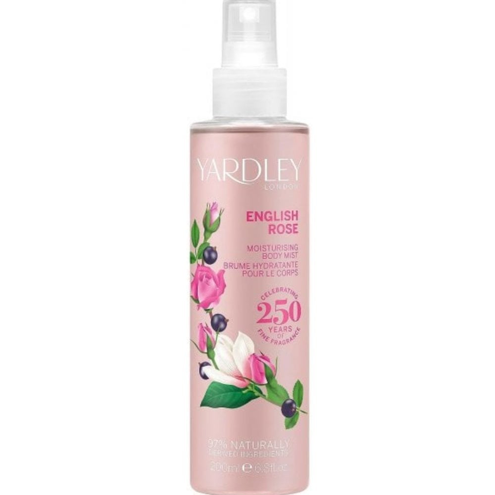 Yardley Yardley English Rose Fragrance Mist 200ml Spray - Health & Beauty > Personal Care > Cosmetics > Perfumes & Colognes > Body Mists Mist