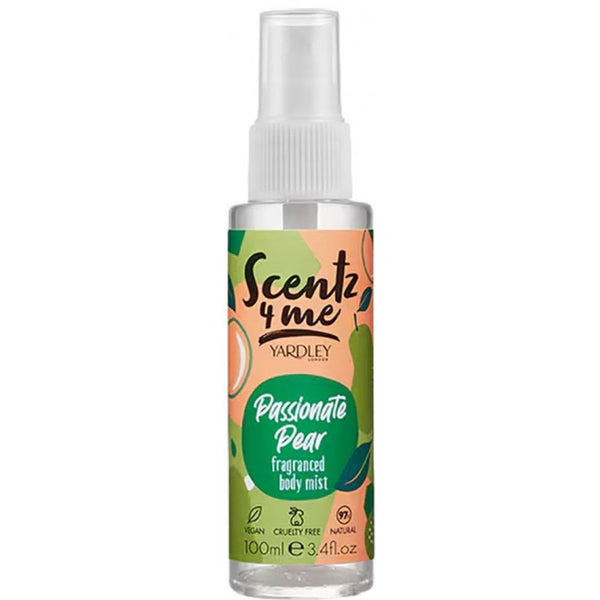 Yardley Yardley Scentz 4 Me Fragranced Body Mist 100ml Spray - Passionate Pear - Health & Beauty > Personal Care > Cosmetics > Perfumes & Colognes > Body Mists