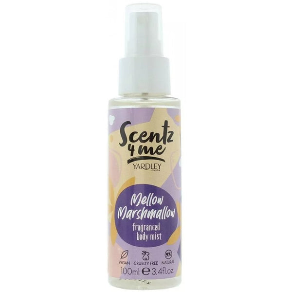 Yardley Yardley Scentz 4 Me Fragranced Body Mist 100ml Spray - Mellow Marshmallow - Health & Beauty > Personal Care > Cosmetics > Perfumes & Colognes > Body Mists