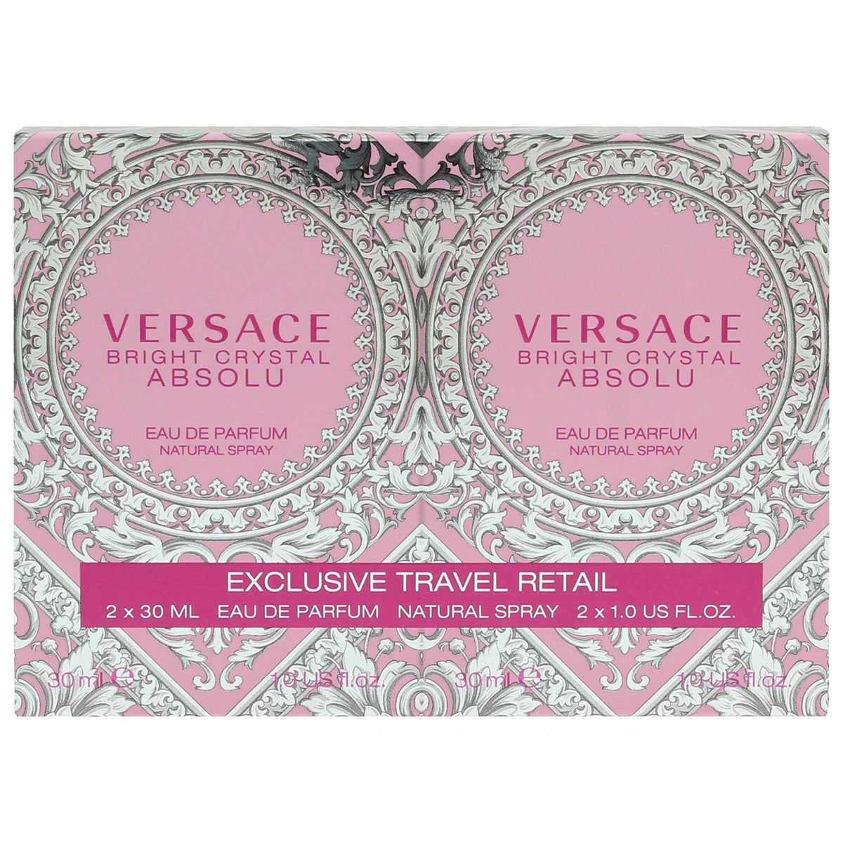 Versace Versace Bright Crystal Absolu Gift Set 2 X 30ml EDP - Health & Beauty > Personal Care > Cosmetics > Perfumes & Colognes > Eaux de Parfum