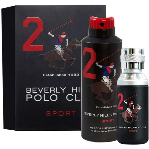 Beverly Hills Polo Club Beverly Hills Polo Club Sport Set: 50ml EDT Spray - Deodorant Spray 175ml - Health & Beauty > Personal Care > Cosmetics > Perfumes & Colognes > Eaux De Toilette EDT