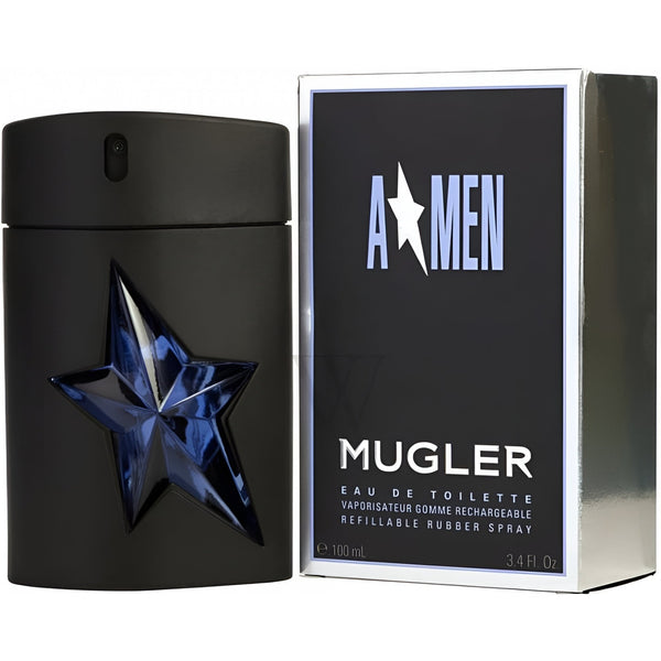MUGLER Mugler Angel Men 100ml EDT Spray In Rubber Flask - Health & Beauty > Personal Care > Cosmetics > Perfumes & Colognes > Eaux De Toilette