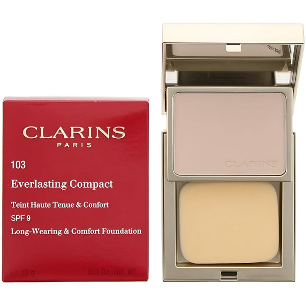Clarins Clarins Everlasting Compact Foundation SPF9 10G - 103 Ivory - Health & Beauty > Personal Care > Cosmetics > Makeup > Face Makeup > Foundations & Concealers Foundation