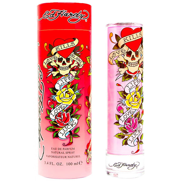 Ed Hardy Christian Audigier Ed Hardy For Her 100ml EDP Spray - Health & Beauty > Personal Care > Cosmetics > Perfumes & Colognes > Eaux de Parfum EDP