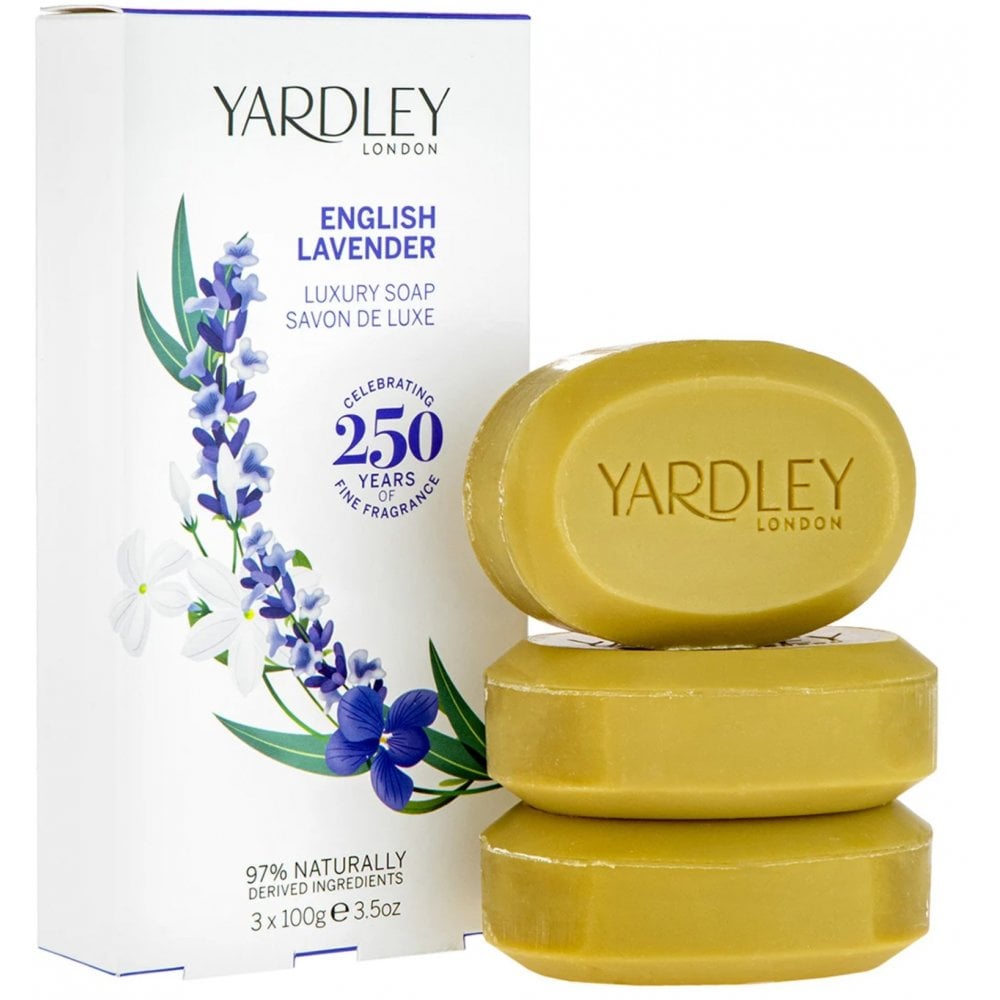 Yardley Yardley English Lavender Soaps 3X100G - Health & Beauty > Personal Care > Cosmetics > Bath & Body > Body Wash Soap