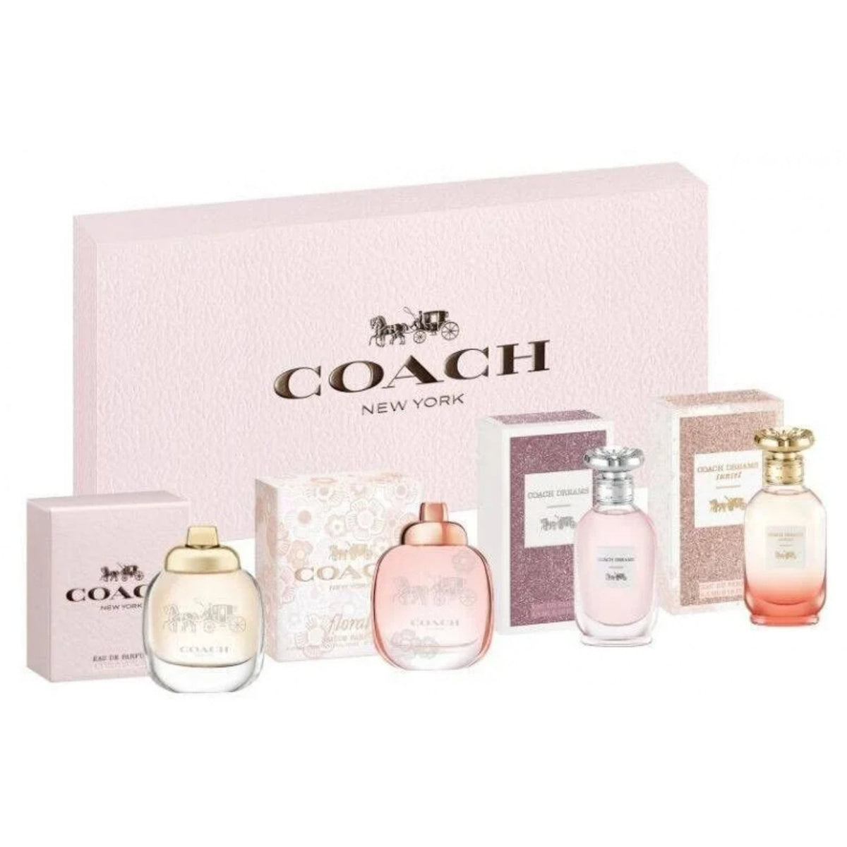Coach Coach For Her Mini Set 4.5ml EDP + 4.5ml EDT + Floral Blush 4.5ml EDP + Floral 4.5ml - Health & Beauty > Personal Care > Cosmetics > Perfumes & Colognes > Eaux de Parfum EDP