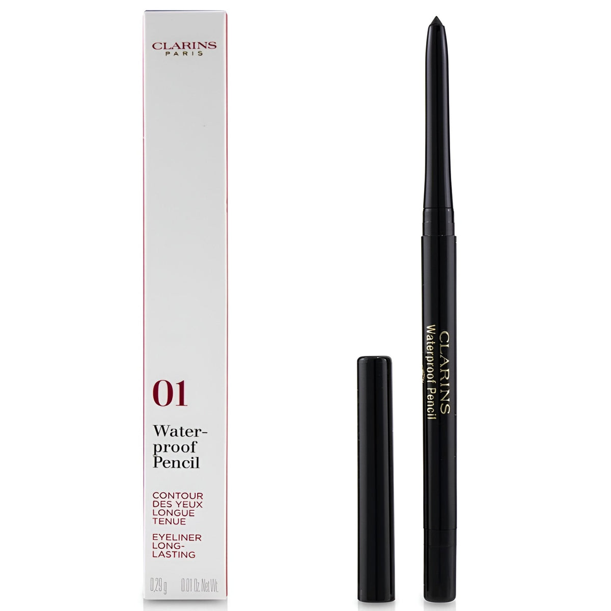 Clarins Clarins Waterproof Pencil - 01 Black Tulip - Health & Beauty > Personal Care > Cosmetics > Makeup > Eye Makeup > Eyebrow Enhancers PENCIL