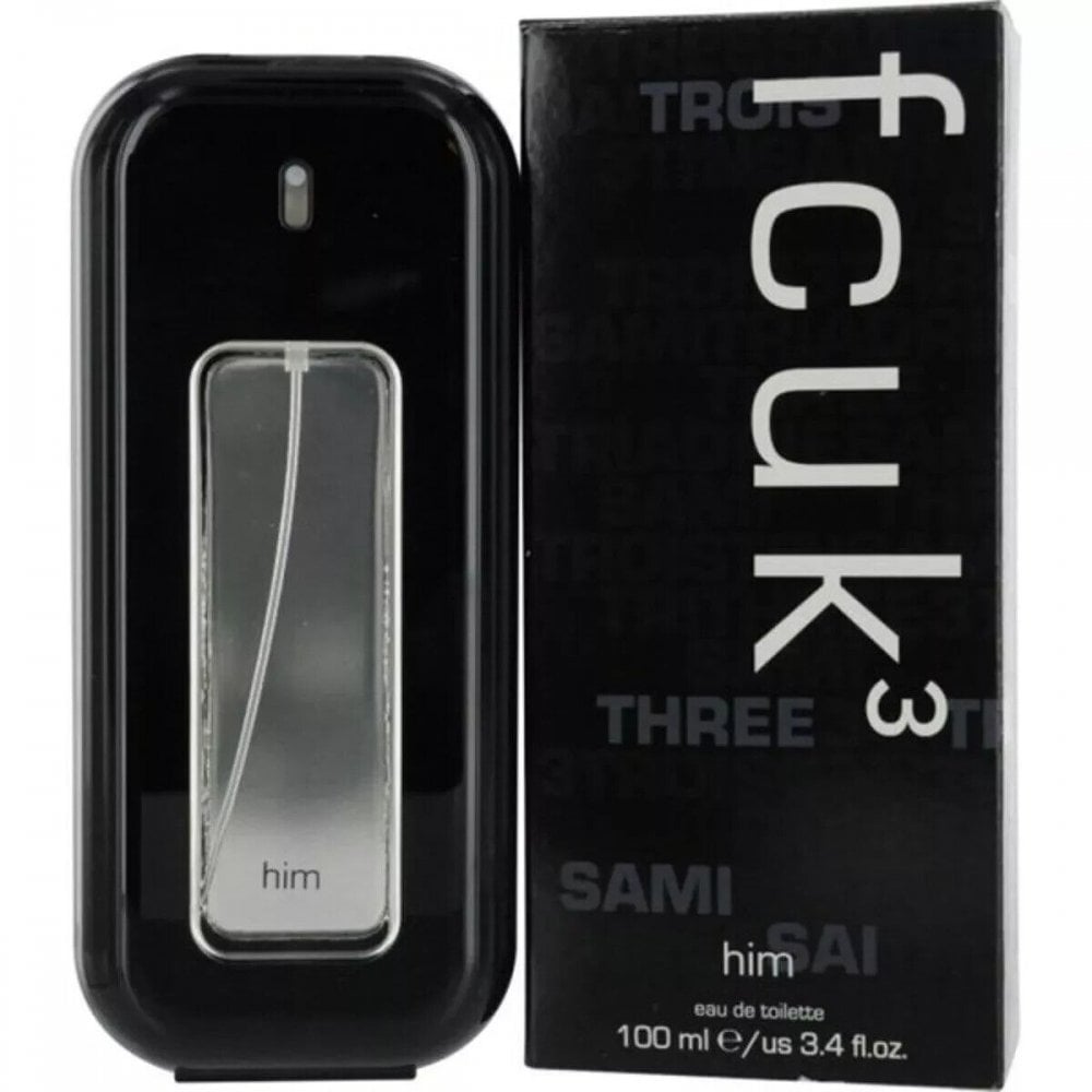 FCUK FCUK 3 Him 100ml EDT Spray - Health & Beauty > Personal Care > Cosmetics > Perfumes & Colognes > Eaux De Toilette