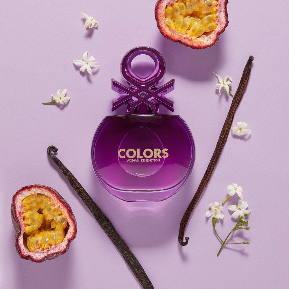 Benetton Benetton Colors For Her Purple 50ml EDT Spray - Health & Beauty > Personal Care > Cosmetics > Perfumes & Colognes > Eaux De Toilette EDT