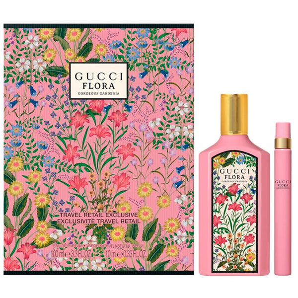 Gucci Gucci Flora Gorgeous Gardenia Gift Set 100ml EDP Spray + 10ml EDP Spray - Health & Beauty > Personal Care > Cosmetics > Perfumes & Colognes EDP