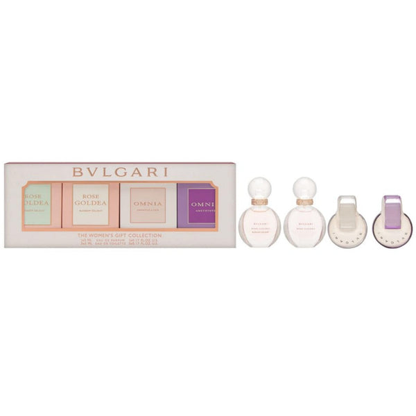 Bvlgari Bvlgari (L) 4 X 5ml Mini EDP Rose Goldea Blossom Delight + EDT Rose Goldea Blossom Delight + EDT Omnia Crystalline + EDT Omnia Amethyste - Health & Beauty > Personal Care > Cosmetics > Perfumes & Colognes > Eaux de Parfum EDT