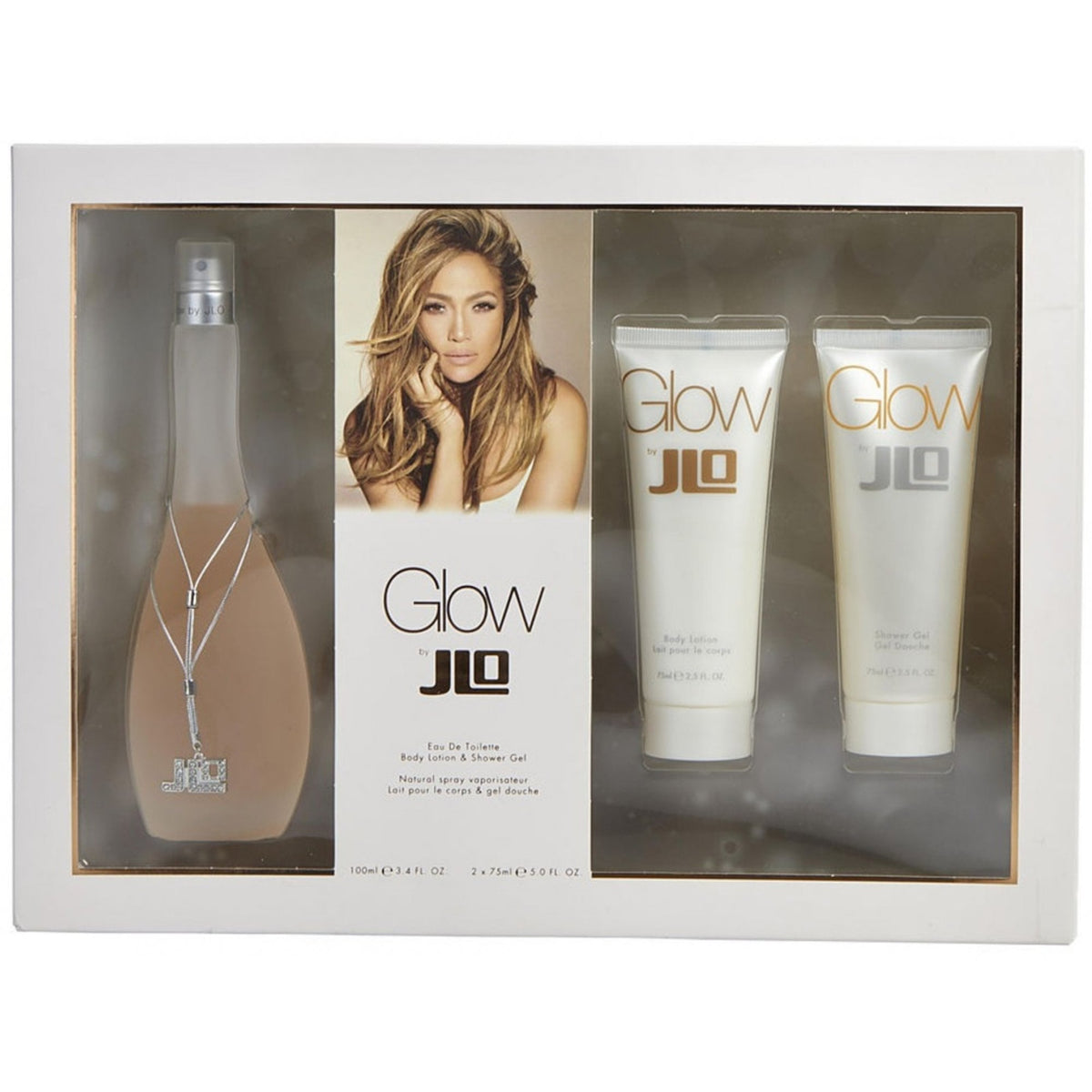 Jennifer Lopez Jennifer Lopez Glow EDT Gift Set: 50ml EDT Spray - Body Lotion 75ml - Shower Gel 75ml - Health & Beauty > Personal Care > Cosmetics > Perfumes & Colognes Gift Set