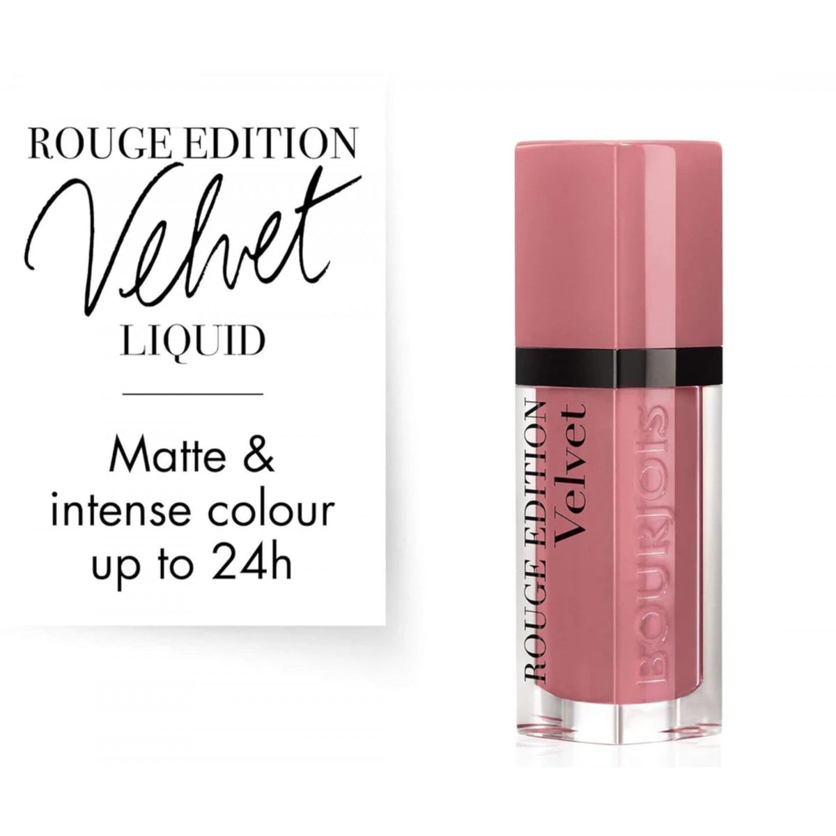 Bourjois Bourjois Rouge Edition Velvet 24H Matte Finish Lipstick - 7.7ml - 09 Happy Nude Year - Health & Beauty > Personal Care > Cosmetics > Makeup > Lip Makeup > Lipsticks Lipstick