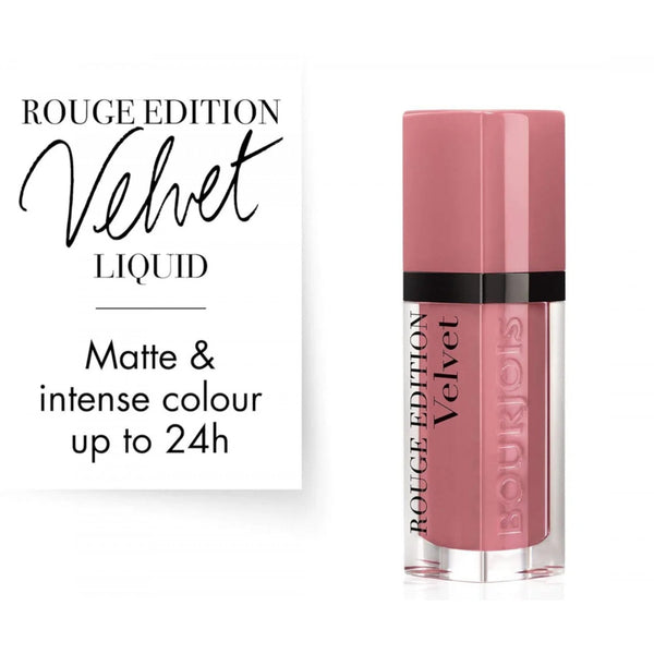 Bourjois Bourjois Rouge Edition Velvet 24H Matte Finish Lipstick - 7.7ml - 09 Happy Nude Year - Health & Beauty > Personal Care > Cosmetics > Makeup > Lip Makeup > Lipsticks Lipstick