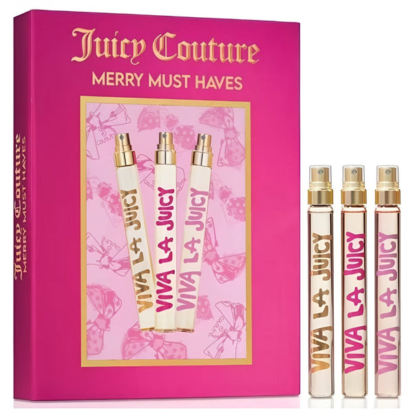 Juicy Couture Juicy Couture Mini EDP 10ml Viva La Juicy Spray + EDP 10ml Gold Couture Spray + EDP 10ml Sucre Spray - Health & Beauty > Personal Care > Cosmetics > Perfumes & Colognes EDP