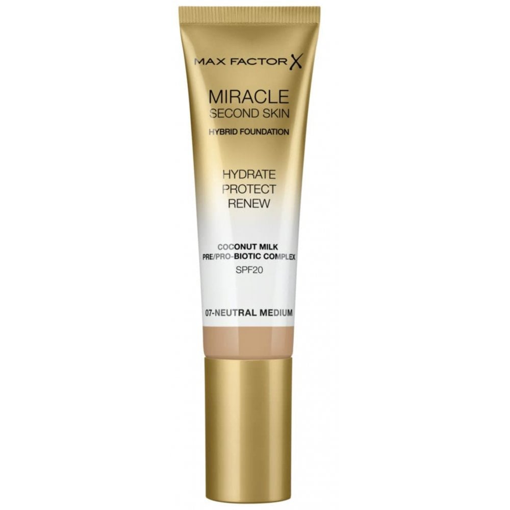 Max Factor Max Factor Miracle Touch Second Skin Found.SPF20 - 7-Neutral Medium - Health & Beauty > Personal Care > Cosmetics > Makeup > Face Makeup > Foundations & Concealers SPF