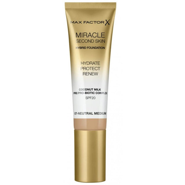 Max Factor Max Factor Miracle Touch Second Skin Found.SPF20 - 7-Neutral Medium - Health & Beauty > Personal Care > Cosmetics > Makeup > Face Makeup > Foundations & Concealers SPF