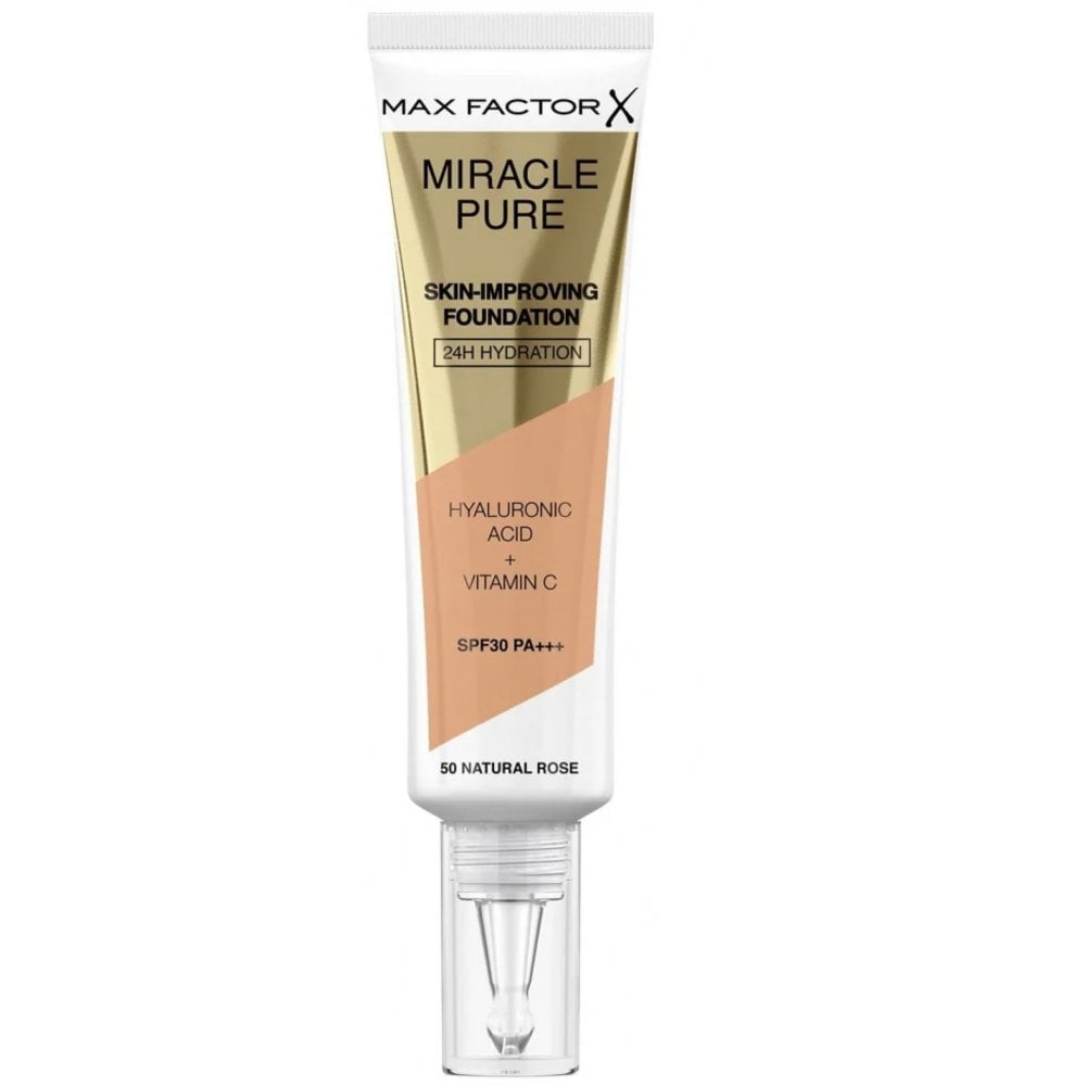 MAX FACTOR Max Factor Miracle Pure Skin-Improving Foundation 30ml - 50 Natural Rose - Health & Beauty > Personal Care > Cosmetics > Makeup > Face Makeup > Foundations & Concealers .