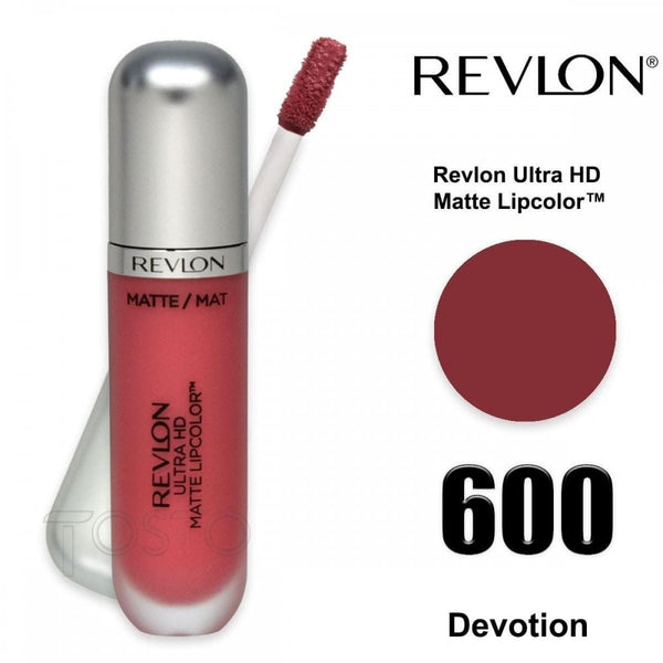 Revlon Revlon Ultra Hd Matte Lip Color 5.9ml - 600 Devotion - Health & Beauty > Personal Care > Cosmetics > Makeup > Lip Makeup > Lipsticks 0