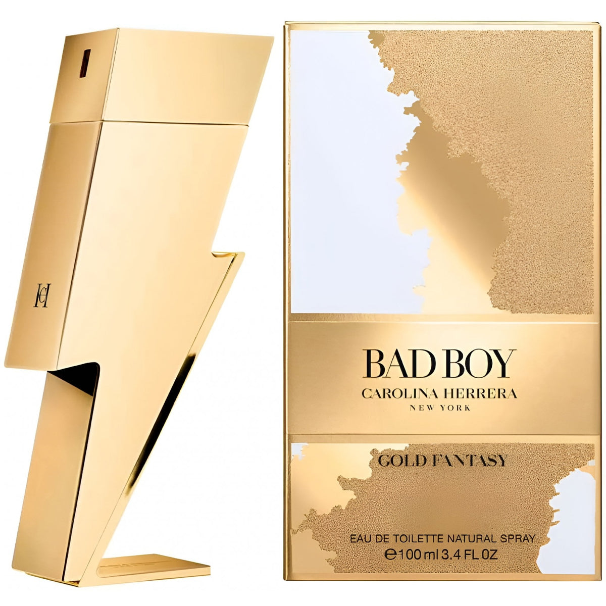 Carolina Herrera Carolina Herrera Bad Boy Gold Fantasy 100ml EDT Spray - Health & Beauty > Personal Care > Cosmetics > Perfumes & Colognes > Eaux De Toilette EDP