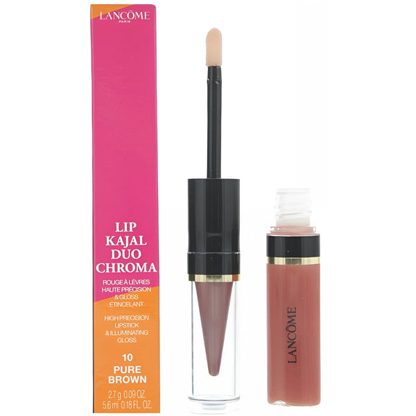 Lancome Lancome Lip Kajal Duo Chroma 10 Pure Brown High Precision Lipstick 2.7G & Illuminating Gloss 5.6ml - Health & Beauty > Personal Care > Cosmetics > Makeup > Lip Makeup > Lipsticks Lipstick