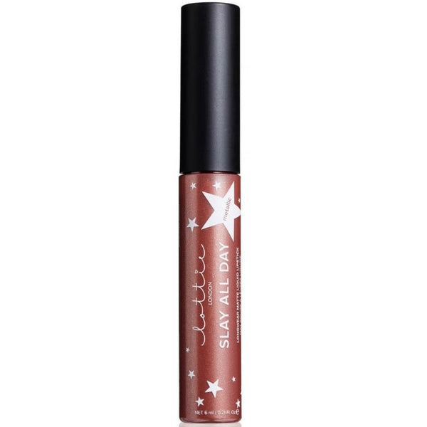 Lottie Lottie Slay All Day Metallic Lipstick - Shook - Health & Beauty > Personal Care > Cosmetics > Makeup > Lip Makeup > Lipsticks Cosmetics