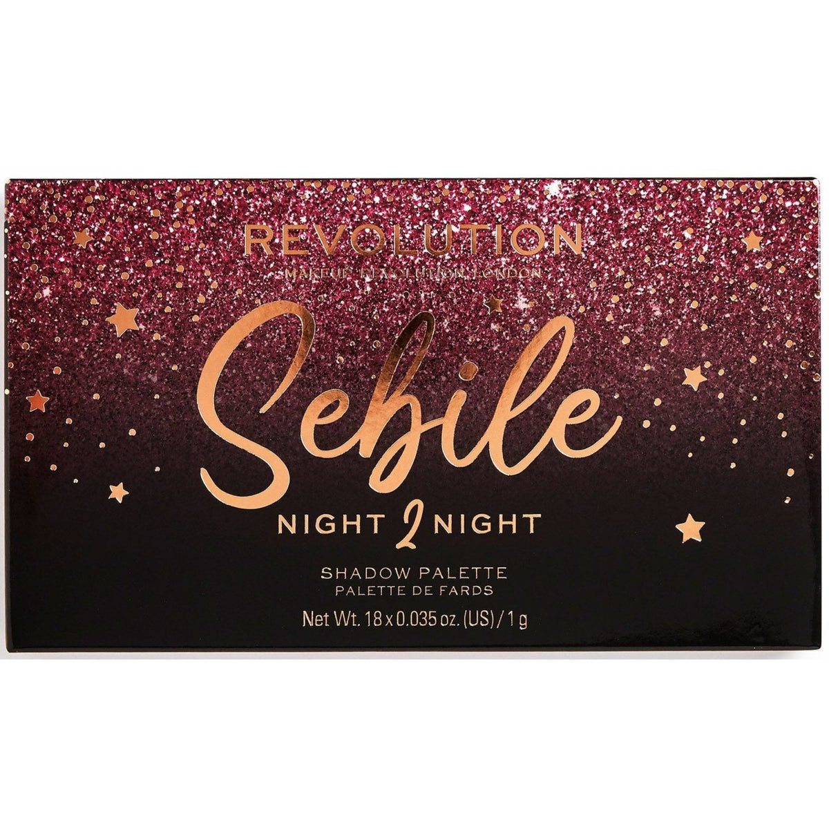 Revolution London Revolution London X Sebile Night 2 Night 18G - Health & Beauty > Personal Care > Cosmetics > Makeup > Eye Makeup > Eye Shadows Face Powder