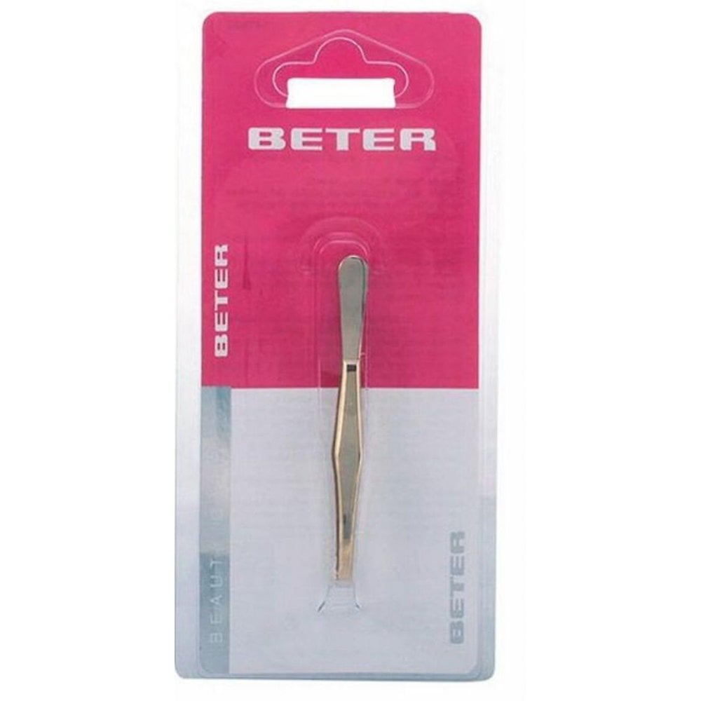 Beter Beter Gilded Straight Tip Tweezers - Health & Beauty > Personal Care > Cosmetics > Makeup 0