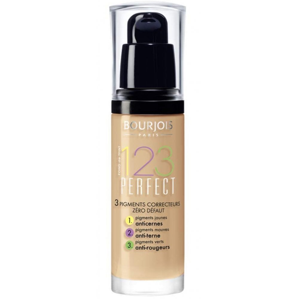 Bourjois Bourjois 123 Perfect Foundation Medium Coverage - 55 Dark Beige - Health & Beauty > Personal Care > Cosmetics > Makeup > Face Makeup > Foundations & Concealers FOUNDATION