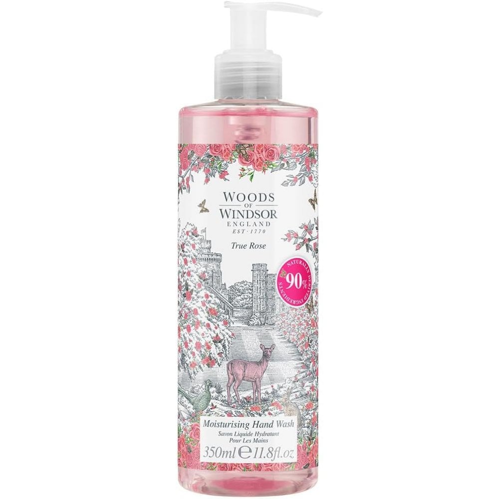 Woods of Windsor Woods Of Windsor True Rose Hand Wash 350ml - Health & Beauty > Personal Care > Cosmetics > Bath & Body > Liquid Hand Soap Hand Wash