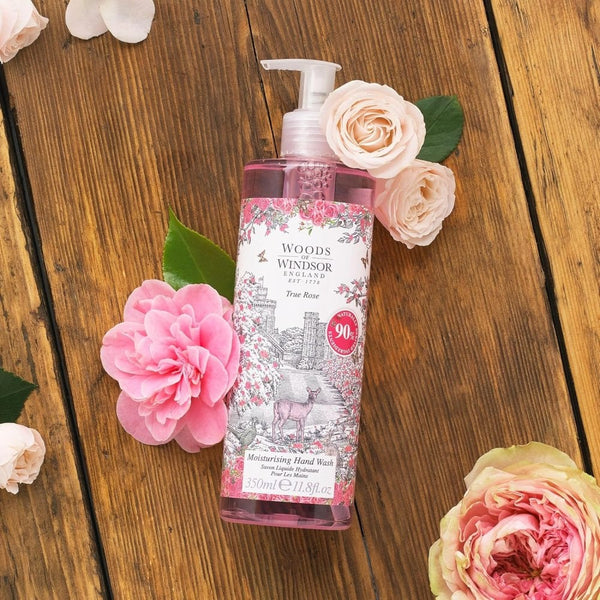 Woods of Windsor Woods Of Windsor True Rose Hand Wash 350ml - Health & Beauty > Personal Care > Cosmetics > Bath & Body > Liquid Hand Soap Hand Wash