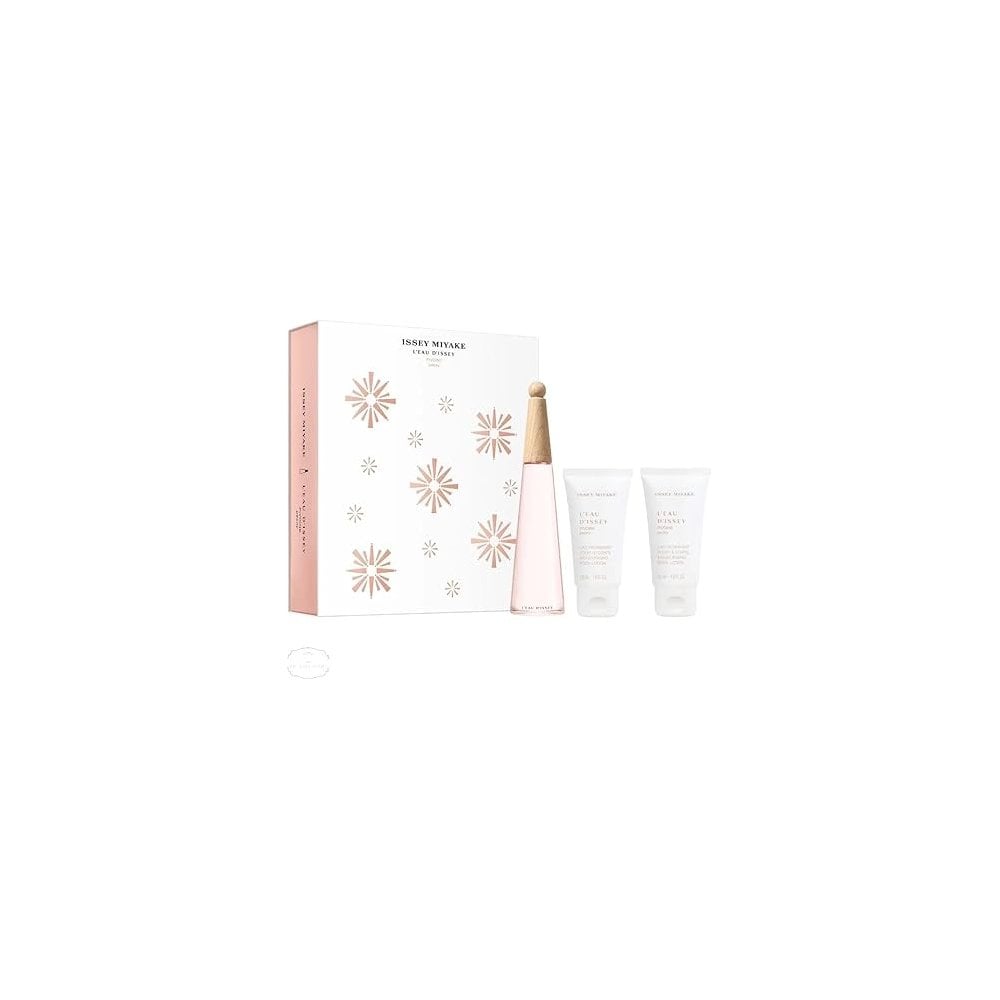 Issey Miyake Issey Miyake L'eau D'issey Pivoine Gift Set 50ml EDT Spray + Body Lotion 50ml + Shower Cream 50ml - Health & Beauty > Personal Care > Cosmetics > Bath & Body Gift Sets