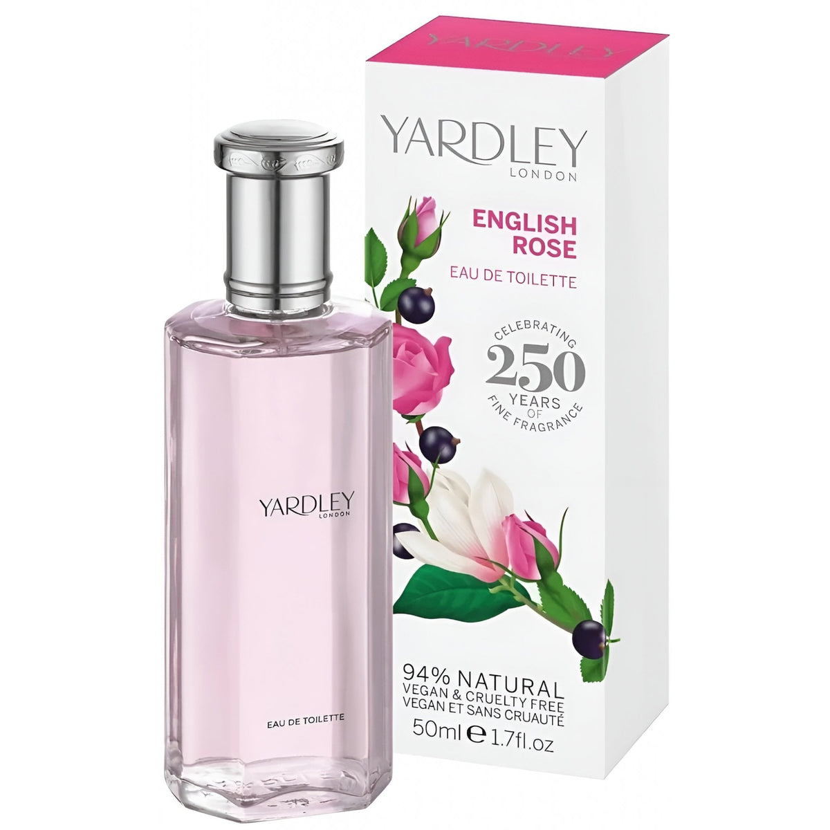 Yardley Yardley English Rose 50ml EDT Spray - Health & Beauty > Personal Care > Cosmetics > Perfumes & Colognes > Eaux De Toilette EDT