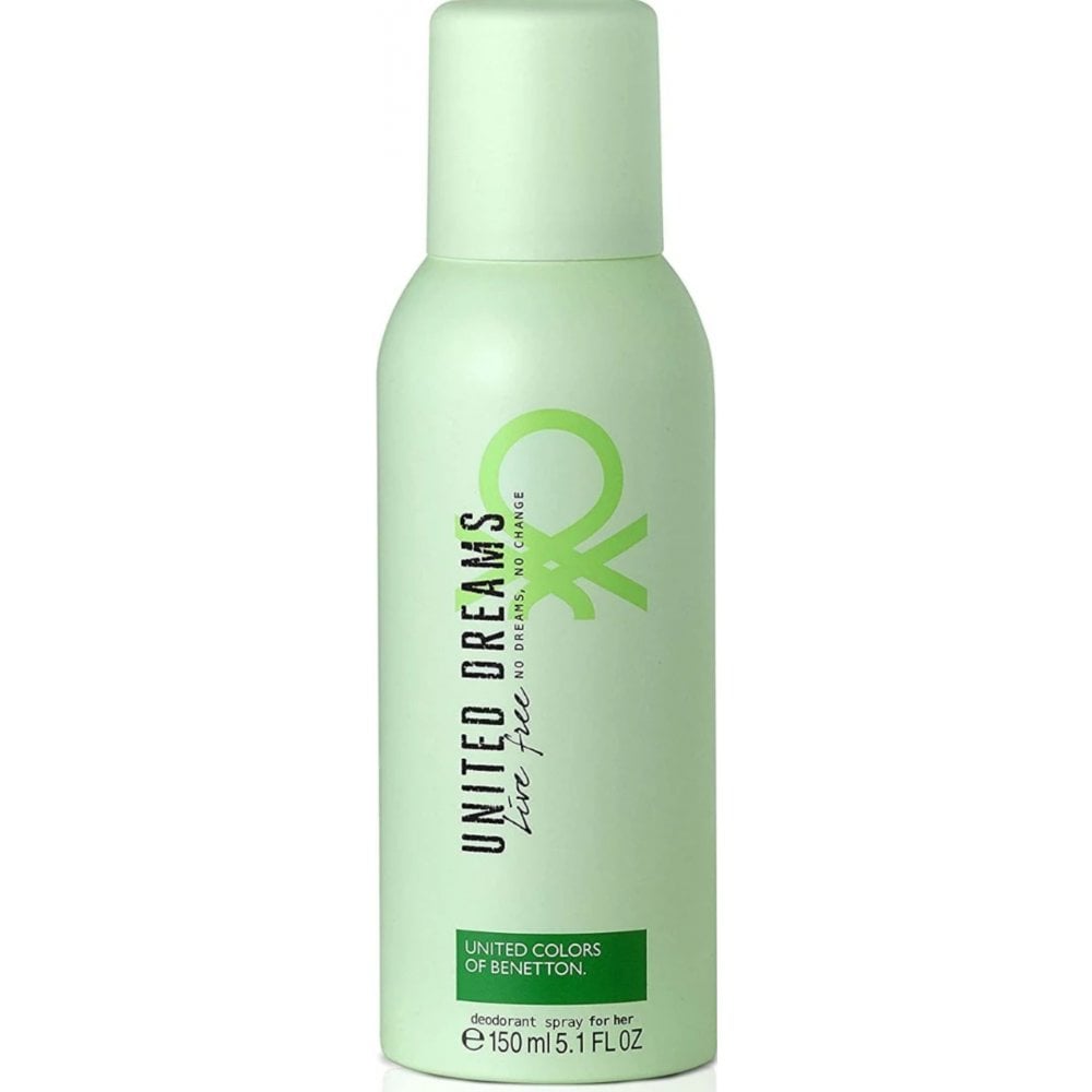 Benetton Benetton United Colors Of Benetton United Dreams Live Free Deodorant Spray For Her 150ml - Health & Beauty > Personal Care > Deodorants & Anti-Perspirant > Deodorants DEODORANT SPRAY