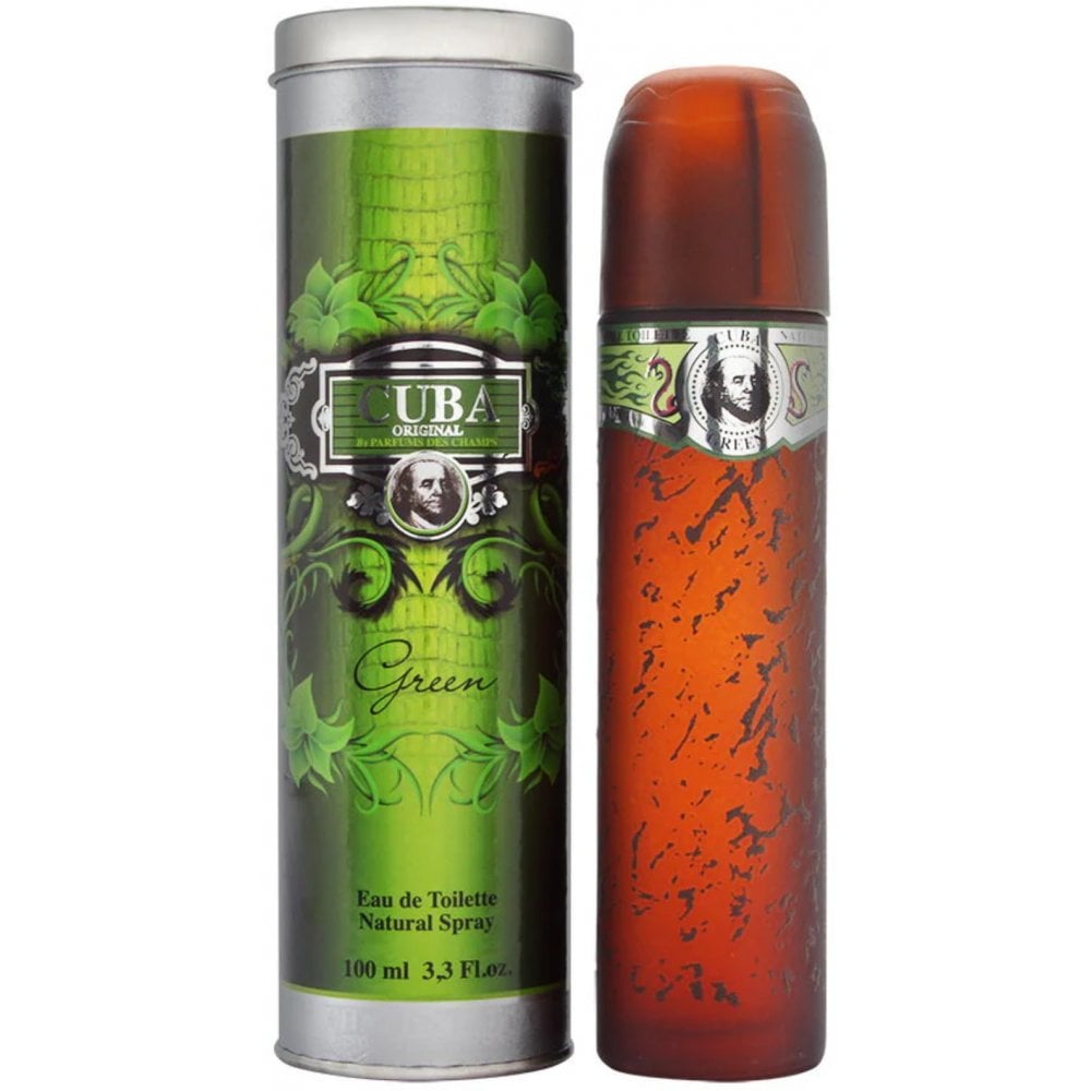 Cuba Paris Cuba Paris Green Men 100ml EDT Spray - Health & Beauty > Personal Care > Cosmetics > Perfumes & Colognes > Eaux De Toilette EDT