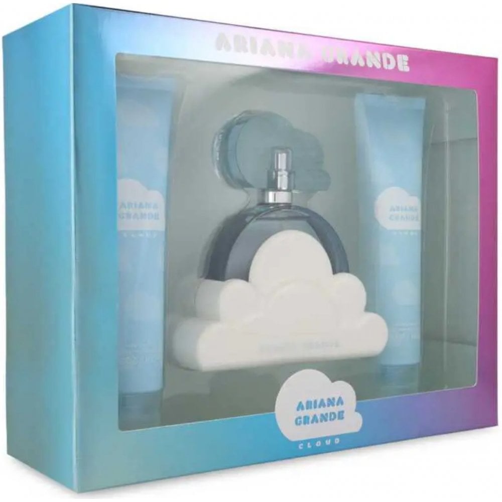 Ariana Grande Ariana Grande Cloud Gift Set 100ml EDP Spray + 100ml Souffle + 100ml Shower Gel - Health & Beauty > Personal Care > Cosmetics > Perfumes & Colognes EDP