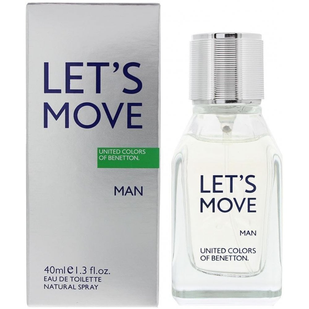 Benetton Benetton Lets Move Man EDT 40ml - Health & Beauty > Personal Care > Cosmetics > Perfumes & Colognes > Eaux De Toilette EDT
