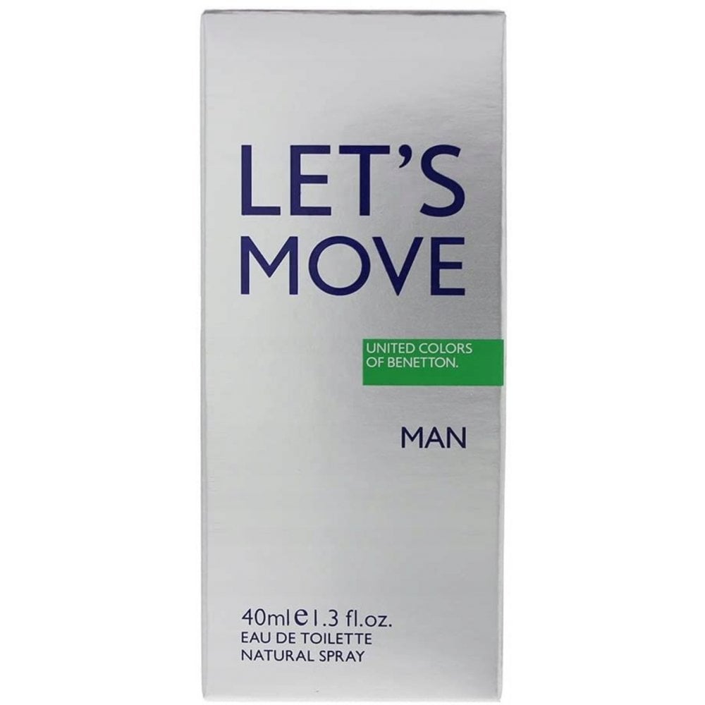 Benetton Benetton Lets Move Man EDT 40ml - Health & Beauty > Personal Care > Cosmetics > Perfumes & Colognes > Eaux De Toilette EDT