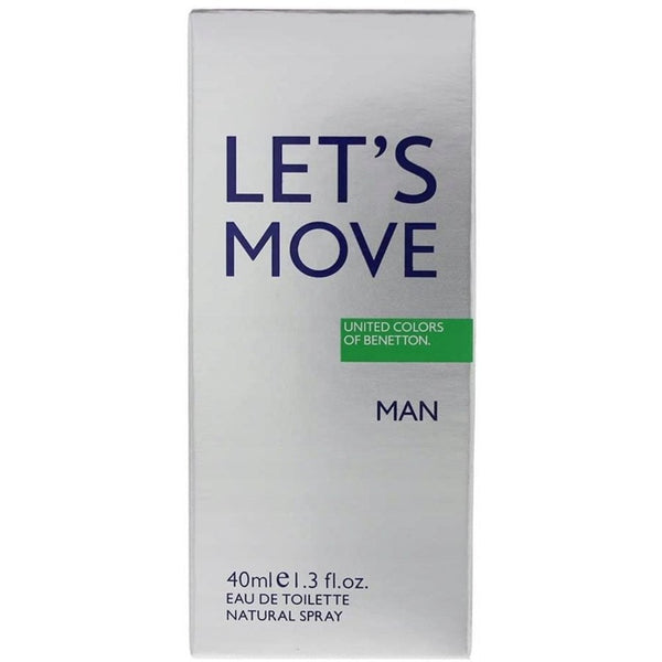 Benetton Benetton Lets Move Man EDT 40ml - Health & Beauty > Personal Care > Cosmetics > Perfumes & Colognes > Eaux De Toilette EDT