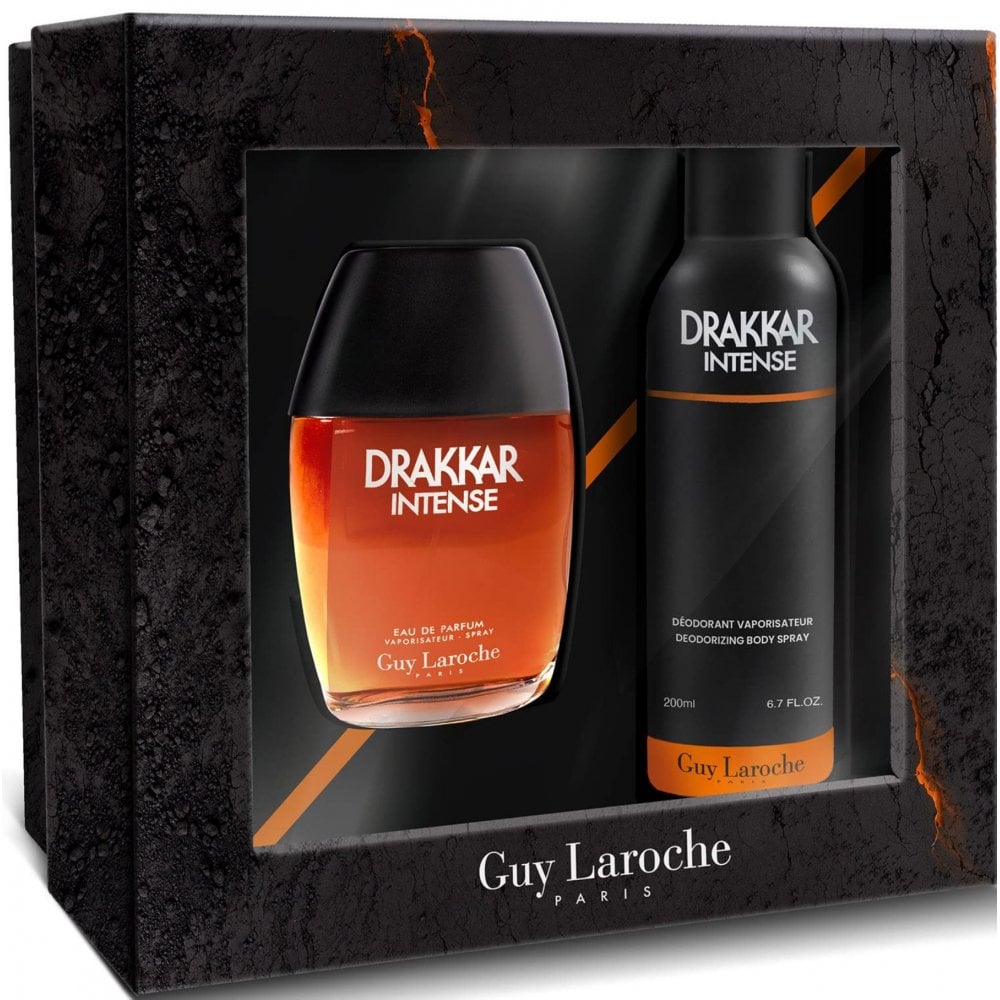 Guy Laroche Guy Laroche Drakkar Noir Intense 100ml EDP Spray + 200ml Deo Body Spray - Health & Beauty > Personal Care > Cosmetics > Perfumes & Colognes > Eaux de Parfum EDP