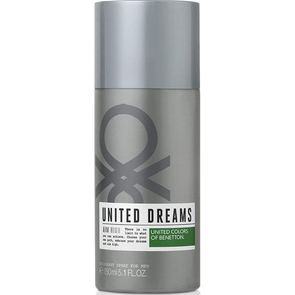 Benetton Benetton United Colors Of Benetton United Dreams Aim High Deodorant Spray 150ml - Health & Beauty > Personal Care > Deodorants & Anti-Perspirant > Deodorants Deodorant Spray