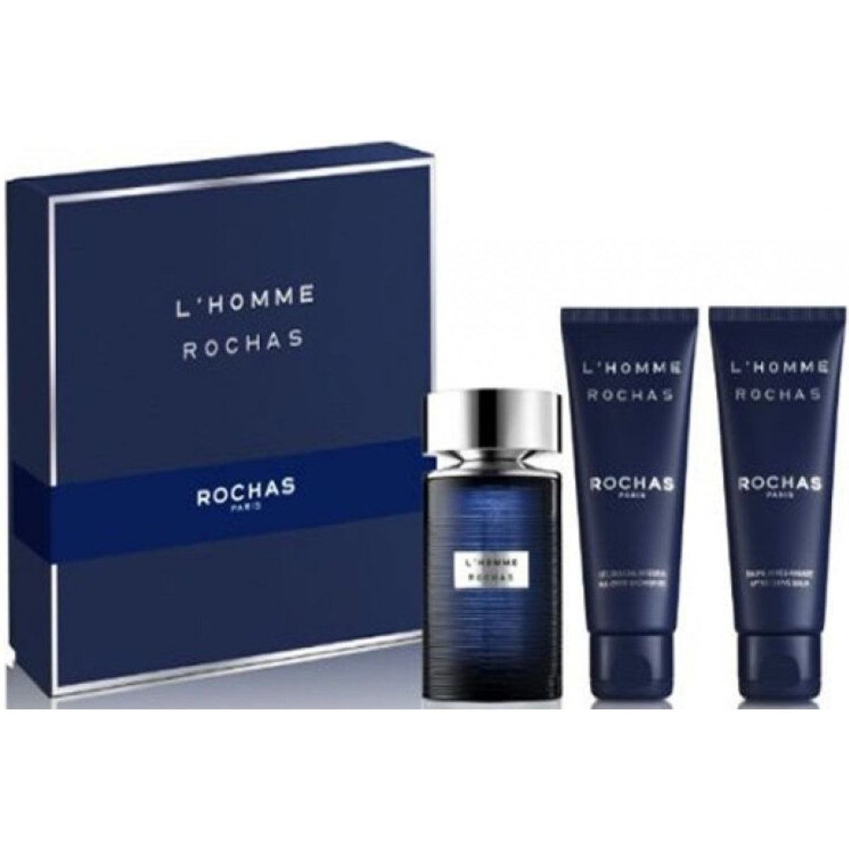 Rochas Rochas L'Homme Rochas Gift Set 100ml EDT Spray + 100ml Shower Gel + 100ml Aftershave Balm - Health & Beauty > Personal Care > Cosmetics > Perfumes & Colognes > Eaux de Parfum EDT