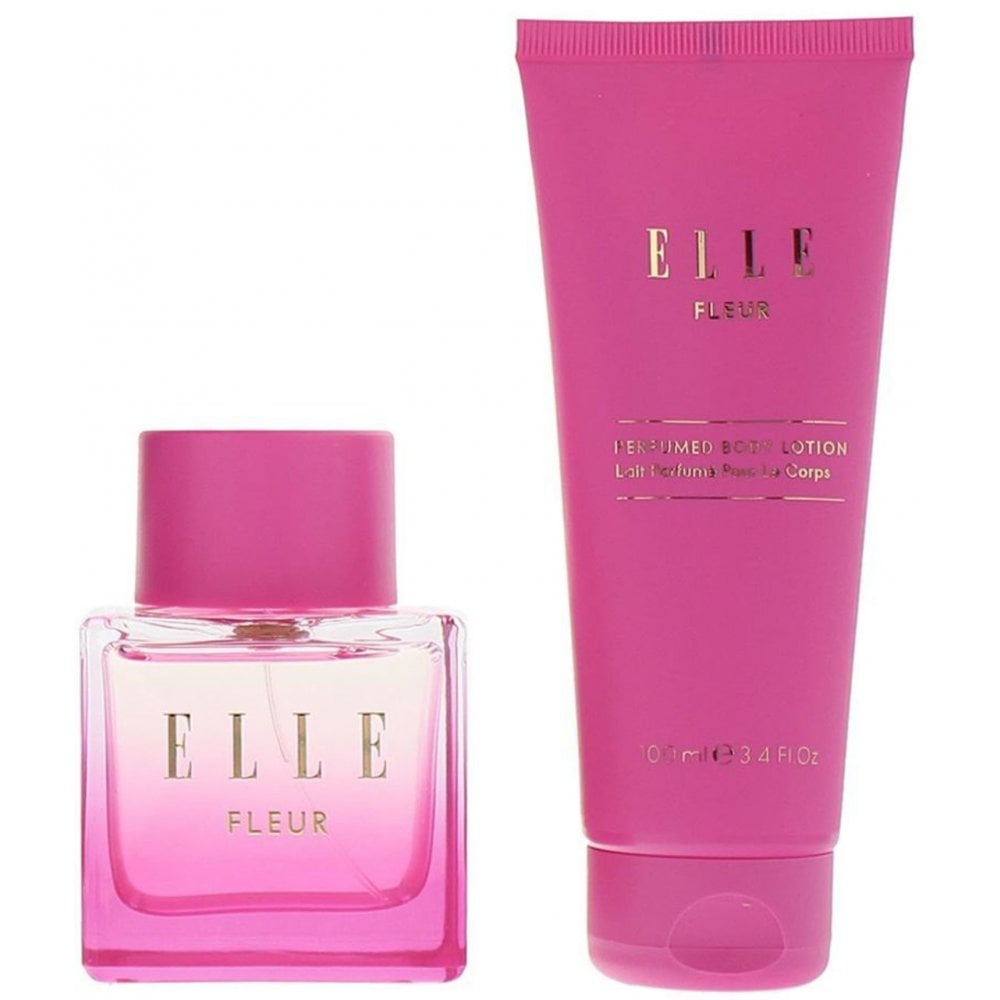 Elle Elle Fleur Gift Set 100ml EDP Spray + 100ml Body Lotion - Health & Beauty > Personal Care > Cosmetics > Perfumes & Colognes EDP