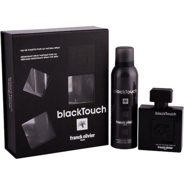 Franck Olivier Franck Olivier Black Touch 100ml EDT + 250ml Deodorant Coffret Set - Health & Beauty > Personal Care > Cosmetics > Perfumes & Colognes EDT