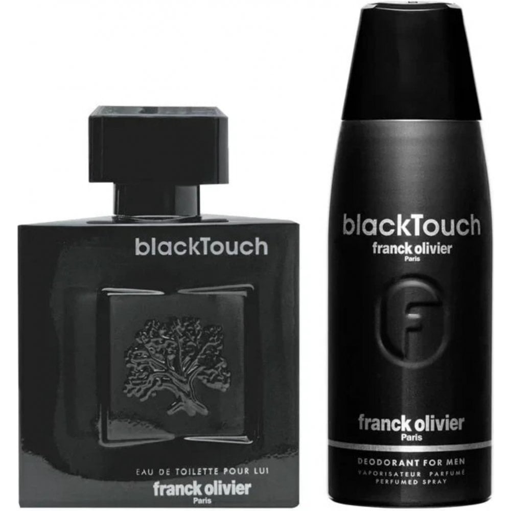Franck Olivier Franck Olivier Black Touch 100ml EDT + 250ml Deodorant Coffret Set - Health & Beauty > Personal Care > Cosmetics > Perfumes & Colognes EDT