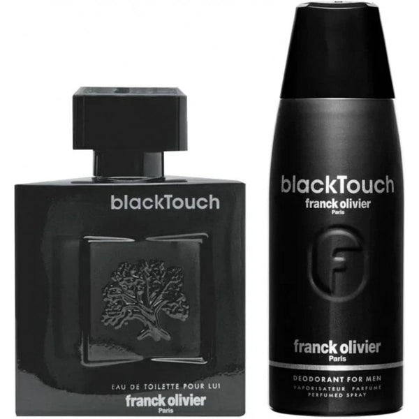 Franck Olivier Franck Olivier Black Touch 100ml EDT + 250ml Deodorant Coffret Set - Health & Beauty > Personal Care > Cosmetics > Perfumes & Colognes EDT