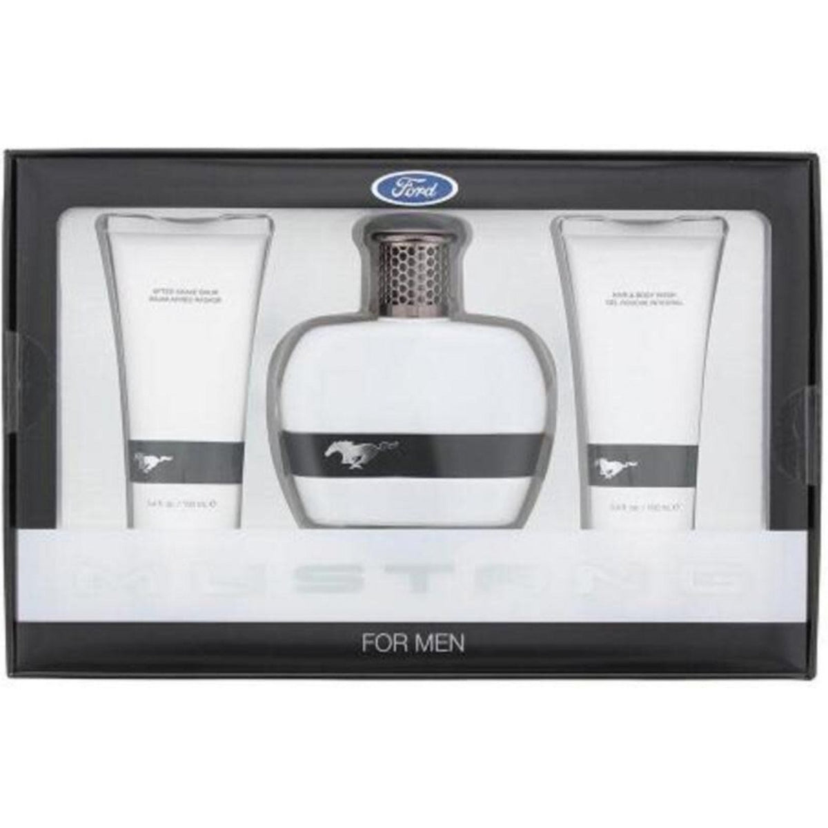 Mustang Mustang White Gift Set 100ml EDT Spray + 100ml Aftershave Balm + 100ml Hair And Body Wash - Health & Beauty > Personal Care > Cosmetics > Perfumes & Colognes > Eaux de Parfum Gift Set