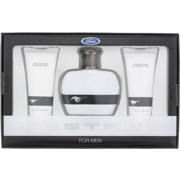 Mustang Mustang White Gift Set 100ml EDT Spray + 100ml Aftershave Balm + 100ml Hair And Body Wash - Health & Beauty > Personal Care > Cosmetics > Perfumes & Colognes > Eaux de Parfum Gift Set