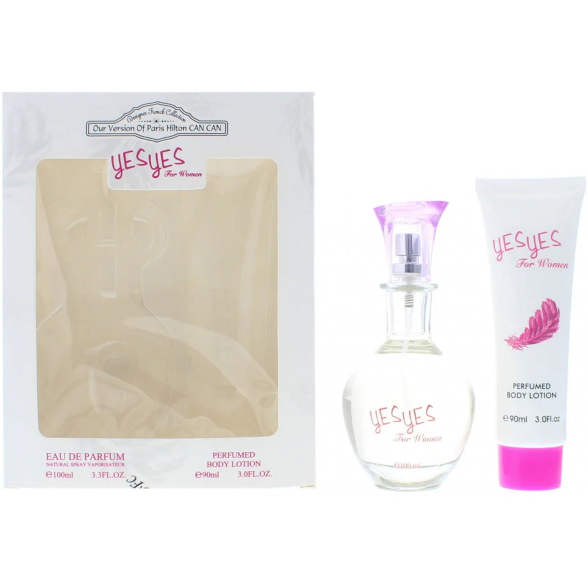 Designer French Designer French Collection Yes Yes Gift Set 100ml EDP Spray + 100ml Body Lotion - Health & Beauty > Personal Care > Cosmetics > Perfumes & Colognes EDP